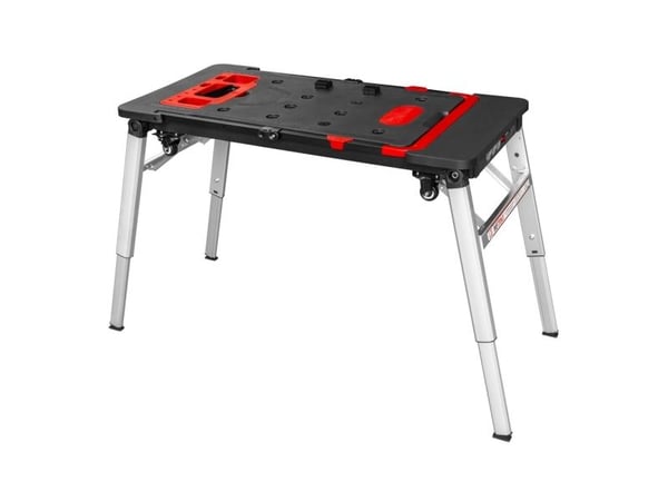Holzmann MF7IN1, Kannettava työtaso, Musta, Punainen, Ruostumaton teräs, 250 kg, 520 - 780 mm, 109 cm, 55 cm