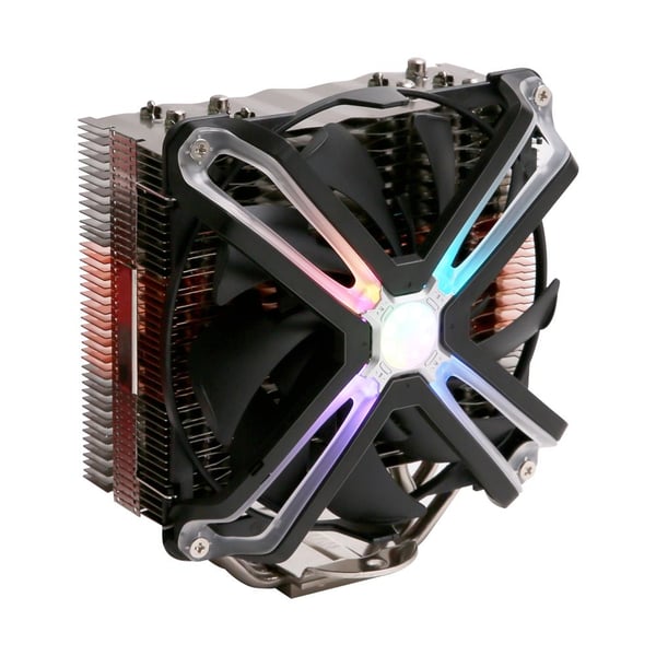 ZALMAN CNPS17X prosessorijäähdytin 140 mm RGB-tuuletin, musta/harmaa