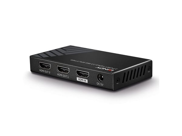 Lindy 38235, HDMI, 2x HDMI, 3840 x 2160 pikseliä, Musta, Metalli, CE, FCC, RoHS, REACH, California Proposition 65