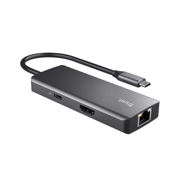 Trust Dalyx - Dokkingstasjon - for bærbar - USB-C - HDMI - 1GbE