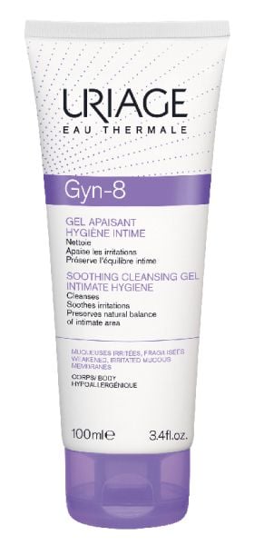 Uriage Gyn-8 rauhoittava intiimipesugeeli naisille, 100 ml