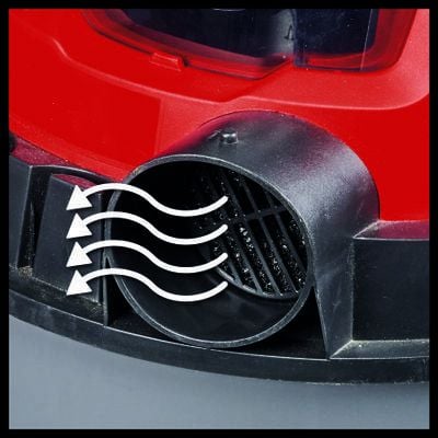 Einhell TC-VC 18/15 Li-Solo, Trommelvakuum, Tørr & våt, Støv pose, 15 l, 72 dB, Sort, Rød - SOLO