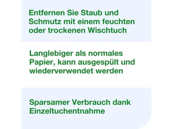Tork Tork – Lett duk, 1-lags – Hvit