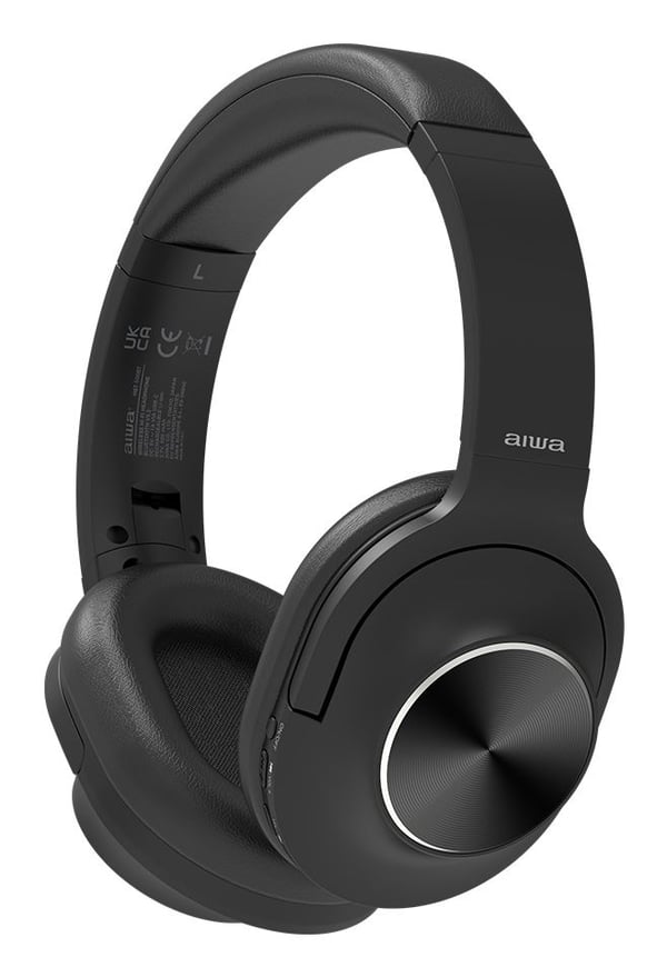 Aiwa HST-220BT, Ledning & Trådløs, Samtaler/musikk, 214 g, Hodesett, Sort