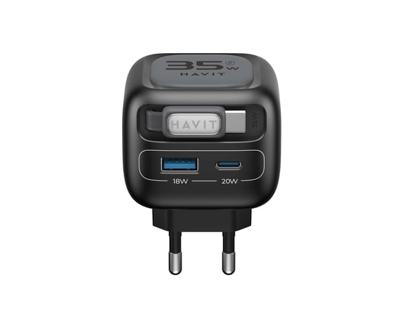 Havit UC251 EU, Innendørs, 20 V, 0,7 m, Svart