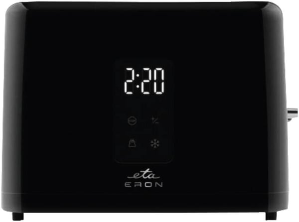 Eta ERON, 2 skiver, Sort, Rustfritt stål, Berøringskontroll, LED, 930 W, 255 mm