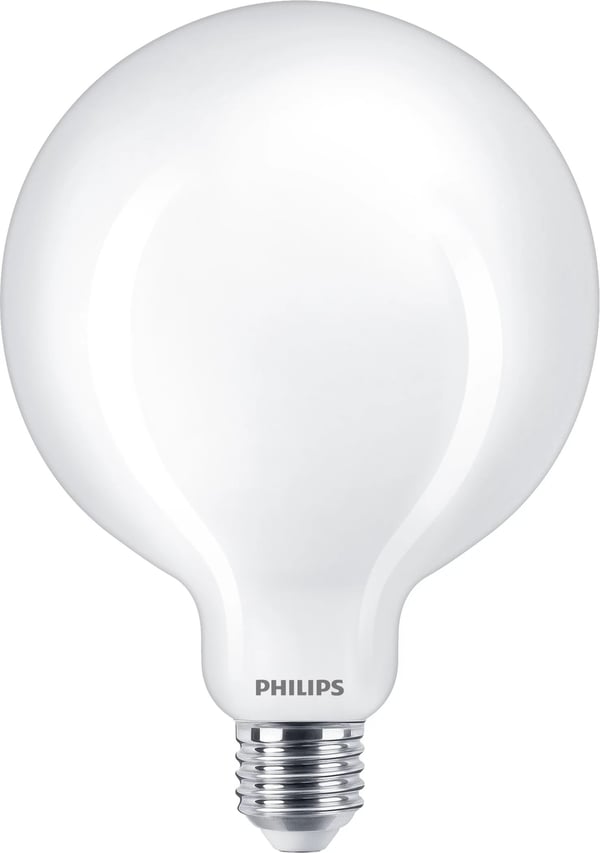 Philips - LED-filamentlyspære - form: G120 - mattslipt finish - E27 - 13 W (ekvivalent 120 W) - klasse D - varmt hvitt lys - 2700 K