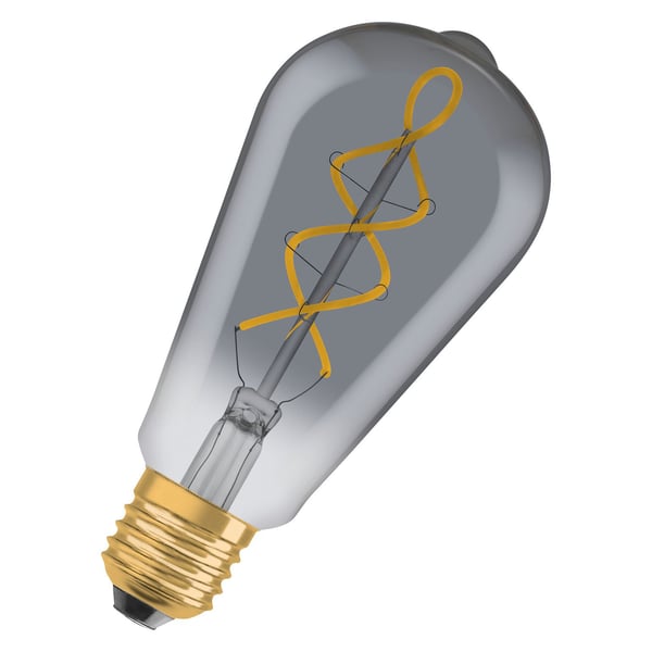 OSRAM Vintage 1906 Edison - LED hehkulamppu - muoto: ST64 - kirkas viimeistely - E27 - 4 W (vastaa 16 W) - luokka G - lämmin mukavuusvalo - 1800 K ...