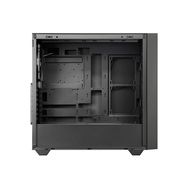 Chieftec Gamer Series Night Hunter - Tower spel - utökad ATX - genomskinlig sidopanel (härdat glas) - ingen strömförsörjning (ATX) - svart - USB/ljud