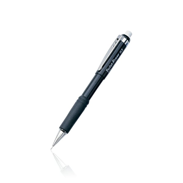 Pentel QE519A, Sort, Sort, 0,9 mm, 12 stykker, Latex