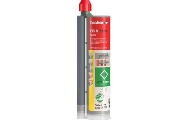 Fischer 558954, Polymermodifierat murbruk, Spackel (färdig för användning), 0,62 kg, Tegel, Betong, CE, 60 min