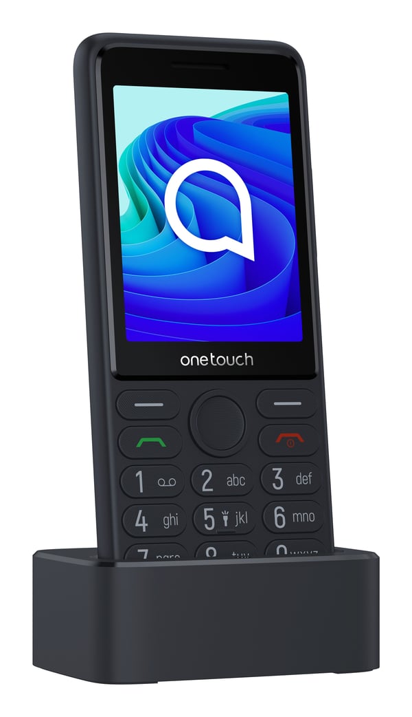 TCL OneTouch 4042S, Perusmalli, Kaksois-SIM, 7,11 cm (2.8"), 2 MP, 1500 mAh, Musta