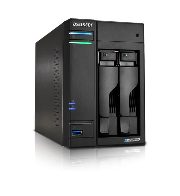 Asustor LOCKERSTOR 2 Gen2 (AS6702T), NAS, pöytätietokone, Intel® Celeron®, N5105, lajittelu