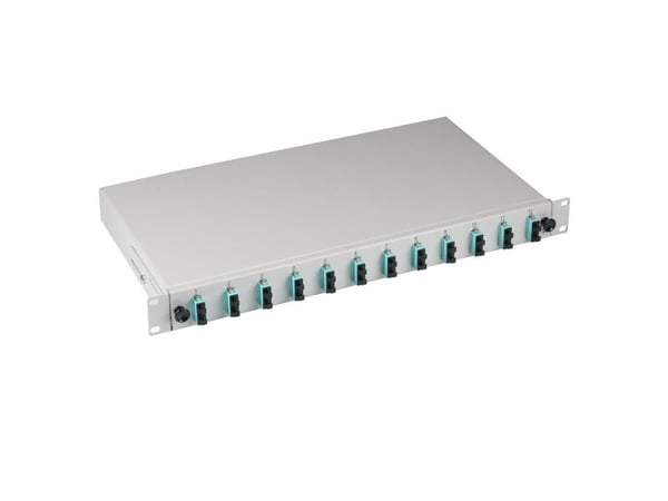 EFB Elektronik BA71203L12OM3, SC, OM3, Grå, Plast, 1U, 483 mm