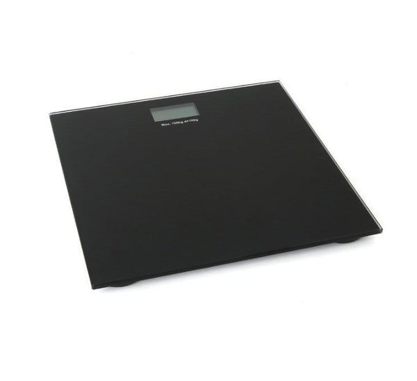 Omega OBSB, Elektronisk personvåg, 150 kg, 100 g, Svart, kg, lb, st, Rektangel
