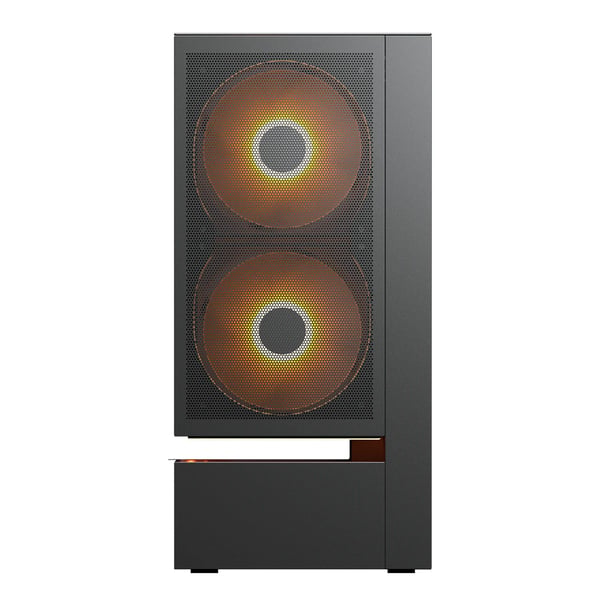COUGAR CFV235 CGR-2DA4B-M Midi Tower-chassi för ATX, CEB, micro ATX och Mini-ITX, svart