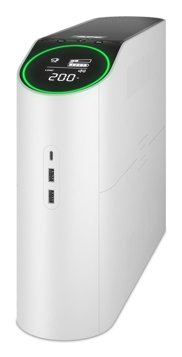 APC Back-UPS Pro Gaming - UPS - torn, RGB-belysning - AC 230 V - 1320 watt - 2200 VA - 1-fas - utgångskontakter: 6 - arctic