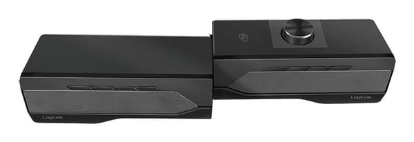LogiLink Mobile soundbar juhlavalaistuksella, musta langaton 2-in-1 peliäänijärjestelmä, kosketusohjaus - 1 kpl (SP0059)