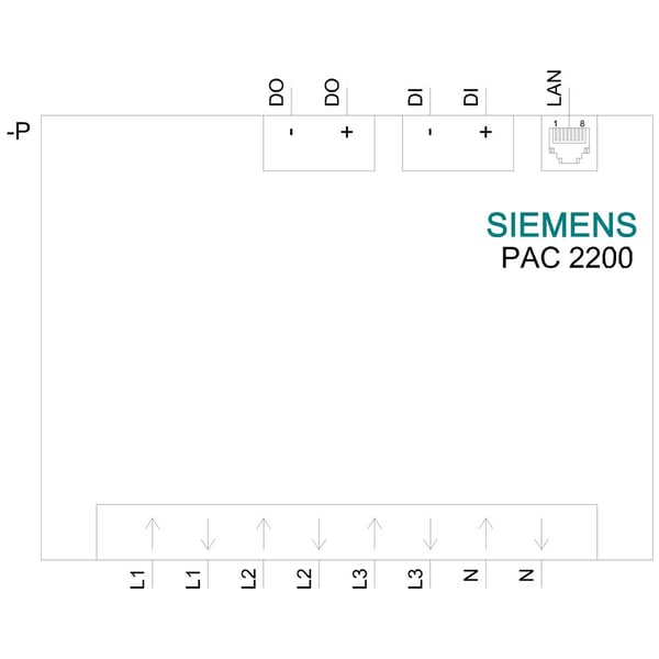 Siemens 7KM2200-2EA40-1JB1 Apparat för mätning av energiomkostninger