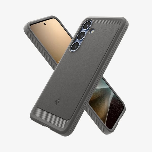 Spigen Rugged Armor, skal, Samsung, Galaxy S25, 15,8 cm (6,2"), Grå
