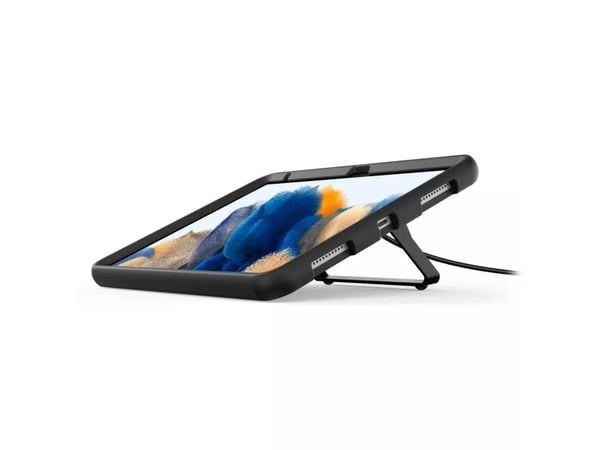 Compulocks Galaxy Tab A8 10.5" Secured Kickstand - Støtfanger for nettbrett - stativ - gummi, metall - svart - for Samsung Galaxy Tab A8