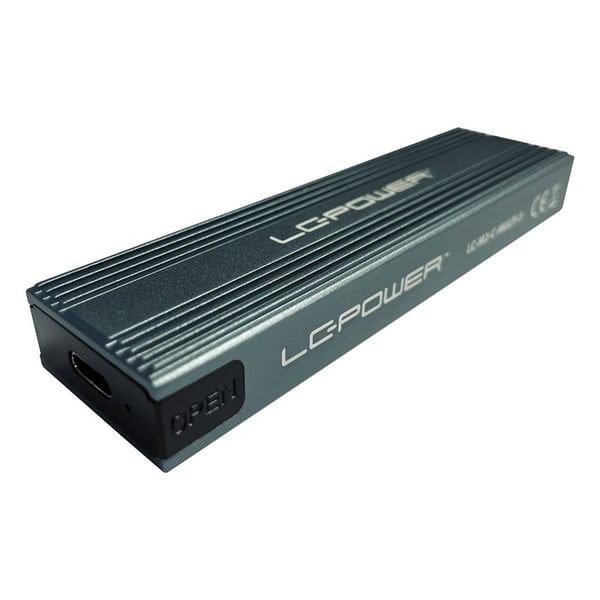 LC-POWER USB-C-kotelo f.NVMe o.SATA f.VNMe tai SATA-M2