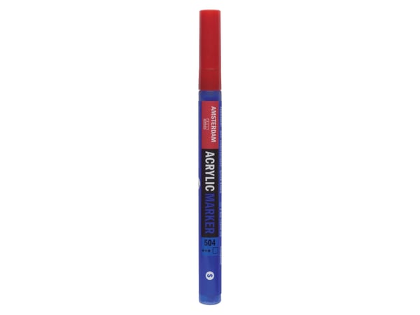 Schjerning Amsterdam akrylmarker 2 mm Ultramarine 504