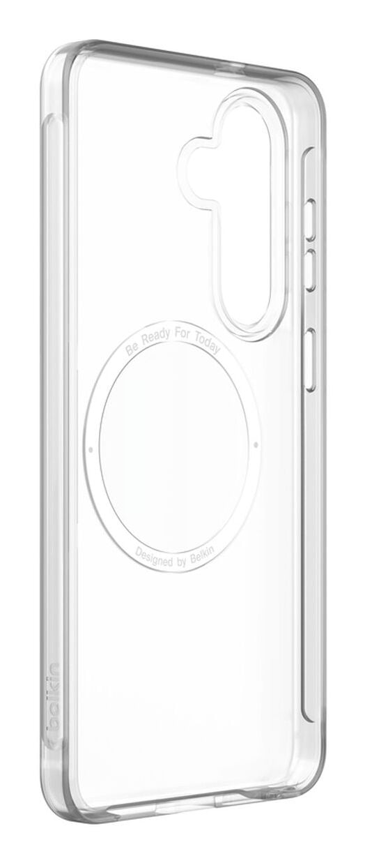 Belkin SheerForce Clear Series - Baksidesskydd för mobiltelefon - magnetisk - klar - för Samsung Galaxy S26+