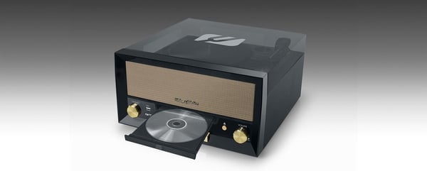 Muse MT-110B, Suoravetolevysoitin, Musta, Ruskea, Puu, 33,45,78 RPM, Rotaatio, CD, CD-R, CD-RW