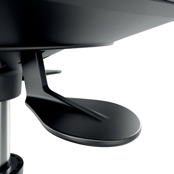 Leitz Ergo Active - Pall - ergonomisk - triangulär - svängtapp - dubbel densitet skum - svart
