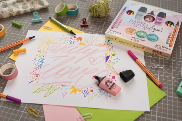 Stabilo Pastel love set 18 delar