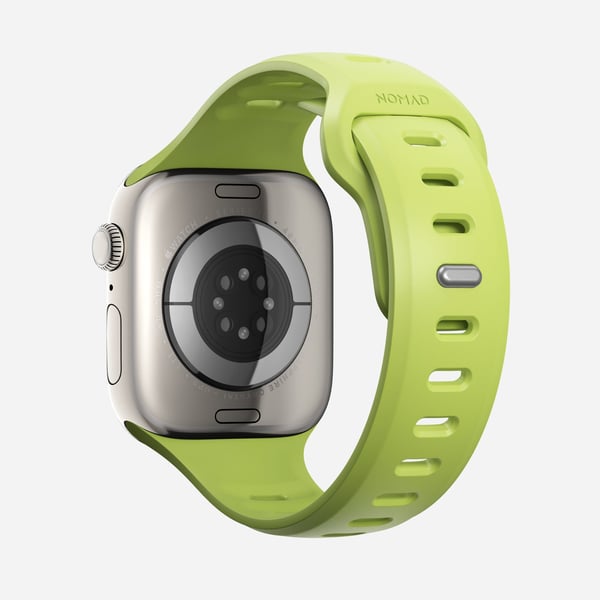 Nomad Tempo Band, Yhtye, Älykello, Vaaleanvihreä, Apple, 45mm / 46mm, Kumi