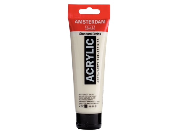 Amsterdam Standard Series akrylrör Naples Yellow Light 222