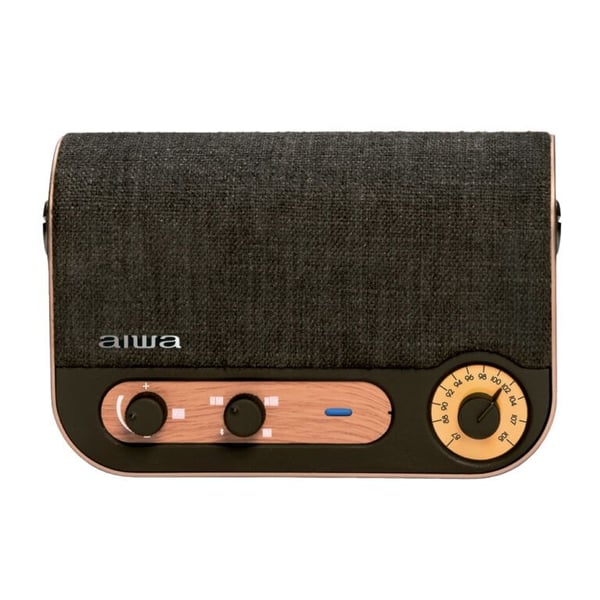 Aiwa RBTU-600, 5 W, 75 - 18000 Hz, Trådløs, Bærbar monohøyttaler, Beige, Sort, Universell