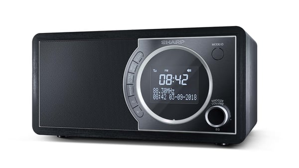 Sharp DR-450 - DAB-radio - 3 watt (Total) - svart