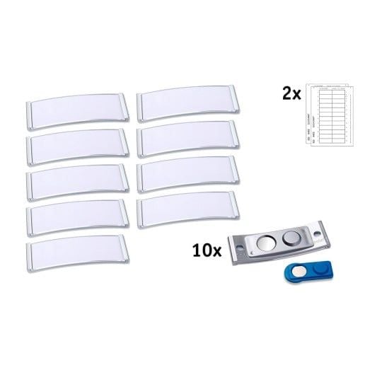 10 AVERY Zweckform navneskilt med magnet 6,8 x 2,2 cm (POL20MA66-10DR)
