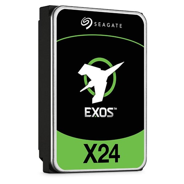 Seagate Exos X24 ST16000NM002H - Hårddisk - Enterprise - 16 TB - inbyggd - 3.5" - SATA 6Gb/s - 7200 rpm - buffert: 512 MB