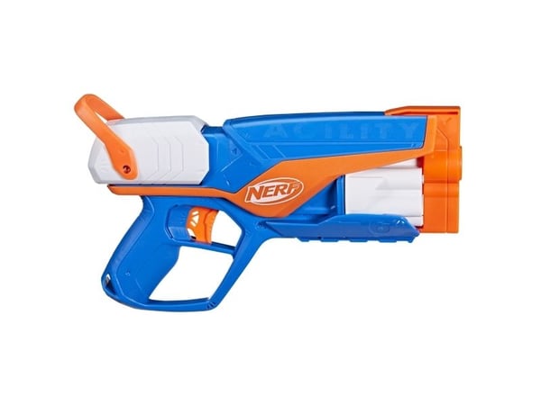Nerf N Series Agility F8629 dartblaster, 6-dartstrumma, 12 N1-dartpilar