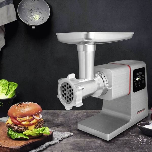Gastroback 41410 lihamylly 600 W 6-in-1 Power Pro #10, ruostumaton teräs