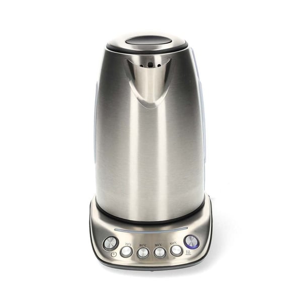 Nedis KAWK8000WIFI, 1,7 l, 2200 W, Rostfritt stål, Rostfritt stål, Justerbar termostat, Sladdlös
