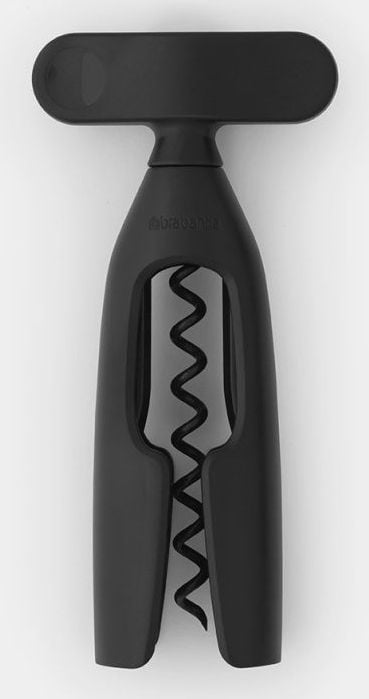 Brabantia Tasty+, Självdragande korkskruv, Antracit, Plast, Kina, 80 mm, 34 mm