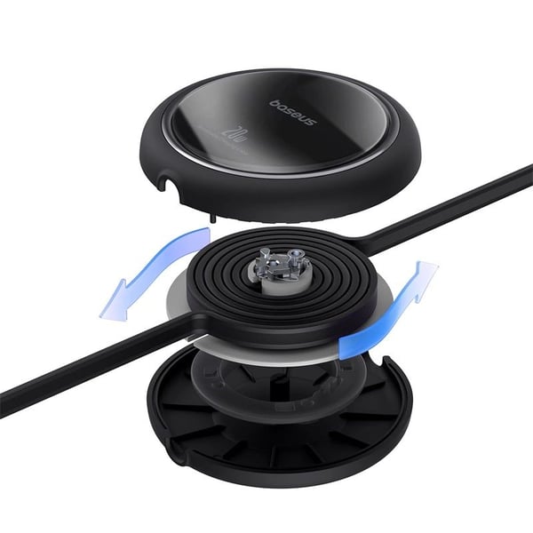 Baseus P10364501111-00, 1 m, Lightning, USB C, Hankjønn, Hankjønn, Svart