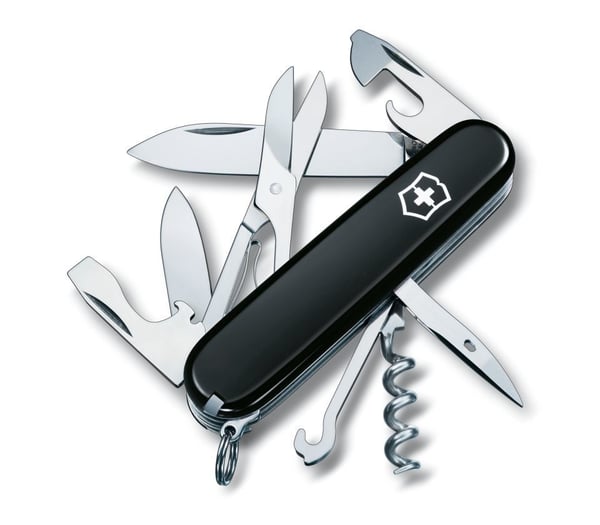 Victorinox klatrerlommekniv, 14 funksjoner, svart