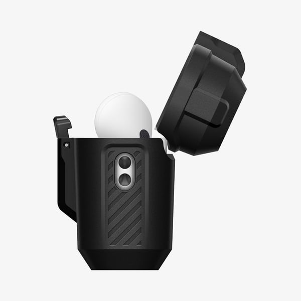 Spigen Lock Fit, låda, polykarbonat (PC), termoplastisk polyuretan (TPU), svart
