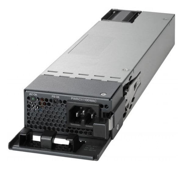 Cisco Config 1 - Virtalähde - hot-plug/redundantti (plug-in-moduuli) - 80 PLUS Platinum - AC 100-240 V - 350 Watt - Catalyst 9300 (350 Watt), 9300L...