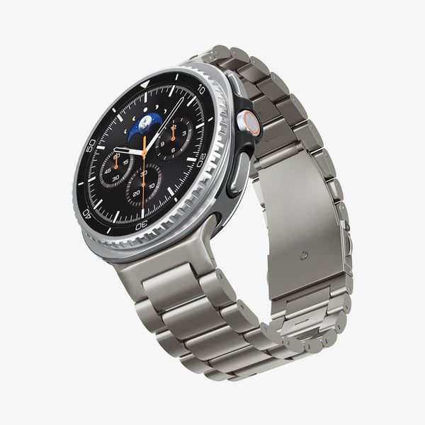 Spigen Modern Fit Titanium, Band, Smartwatch, Metallisk, Samsung, Galaxy Watch 8 (40mm), Rostfritt stål