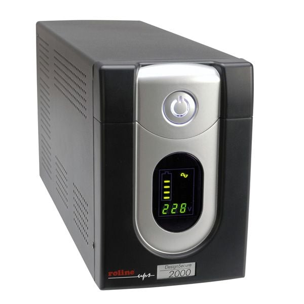 ROLINE DesignSecure 1200, Linje-Interactive, 1,2 kVA, 720 W, 230 V, 50 Hz, 230 V