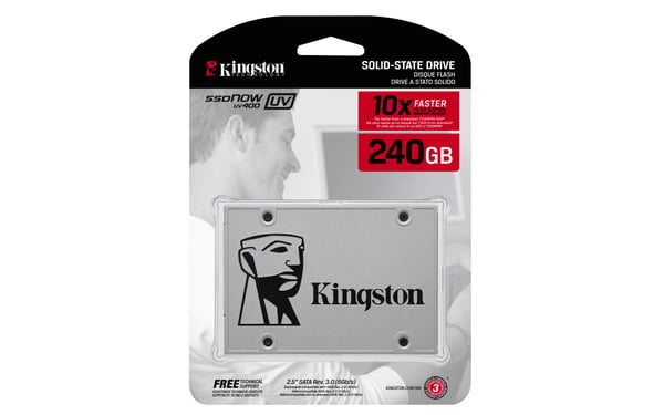 Kingston SSDNow UV400 - SSD - 240 GB - inbyggd - 2.5" - SATA 6Gb/s