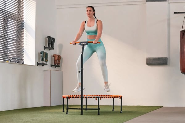 Salta 5357O treningstrampoline 128 cm med håndtak, oransje