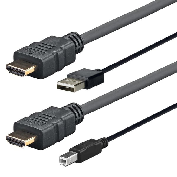 VivoLink Pro - Video/lydkabel - USB, HDMI hann til USB-type B, HDMI hann - 2 m - svart - 4 K 60 Hz (4096 x 2160) støtte